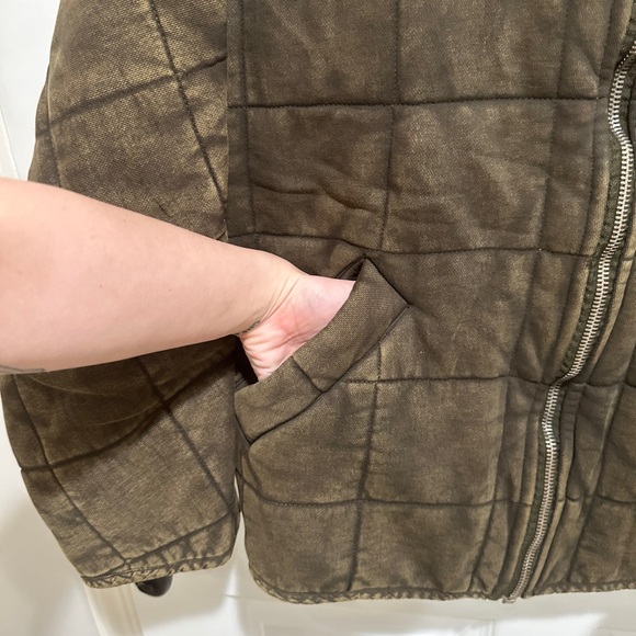 Free People Green Jacket - Picture 4 of 5